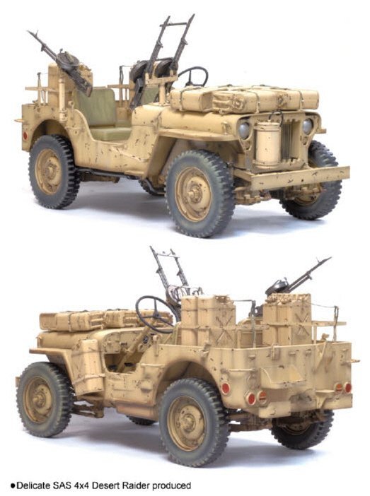 Dragon 75038 SAS 4x4 Desert Raider 1/6 – zdjęcie 3