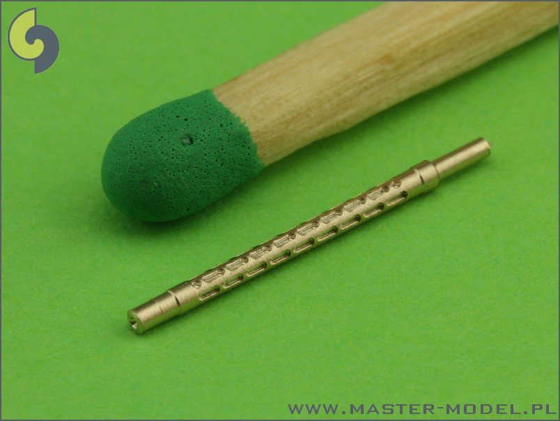 Master AM-48-055 German aircraft machine gun MG 15 - turned barrels and etched sights (2pcs) 1/48 – imagen 3