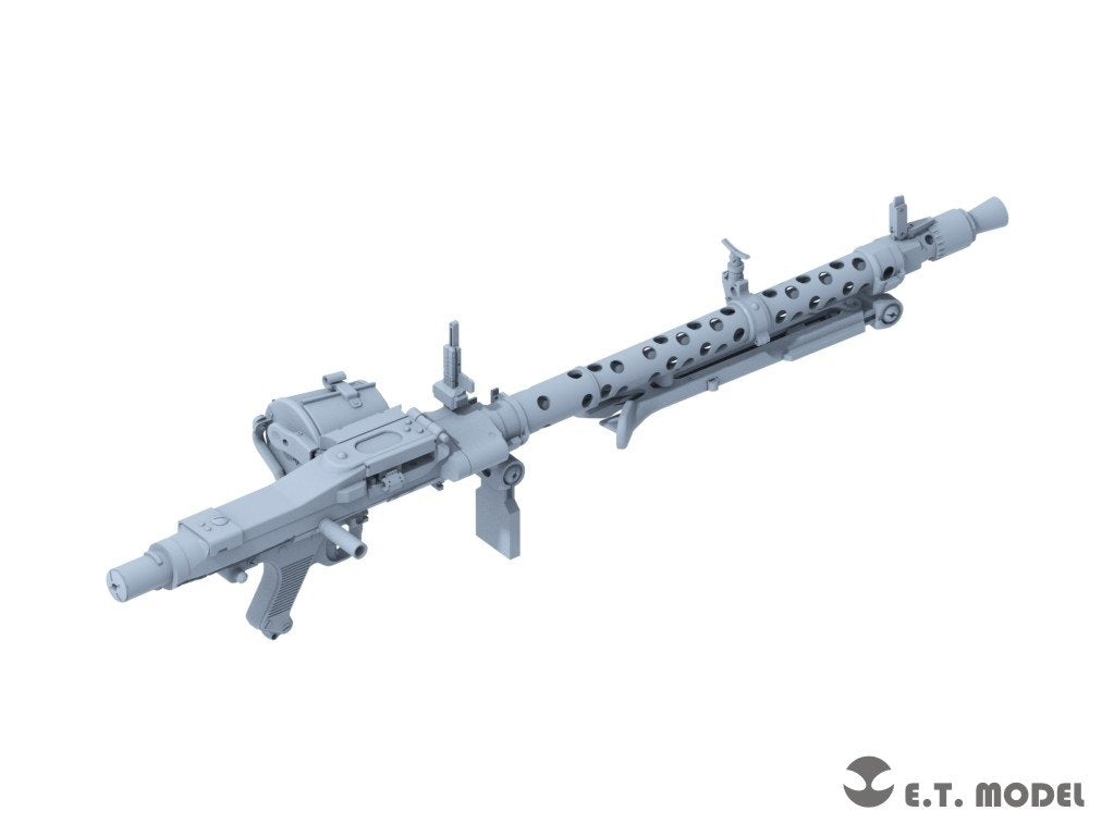 E.T. Model P16-004 WWII German Mg34 Machinegun (w/o buttstock) (3D Printed) 1/16 – immagine 3