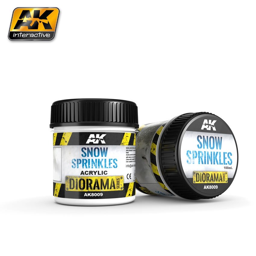 AK Interactive AK8009 Paillettes à neige 100 ml