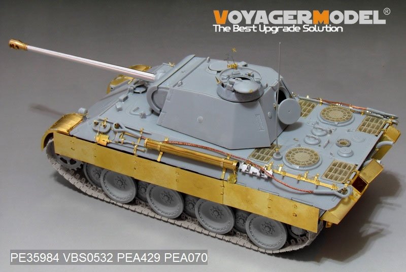 Voyager Model PE35984 WWII German Panther A Tank Early version Basic For TAKOM 2097 1/35 – immagine 4