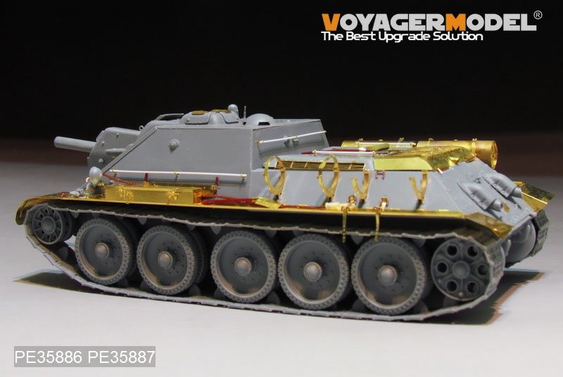 Voyager Model PE35886 WWII Russia SU-122 Basic For MINIART 1/35 – imagen 7