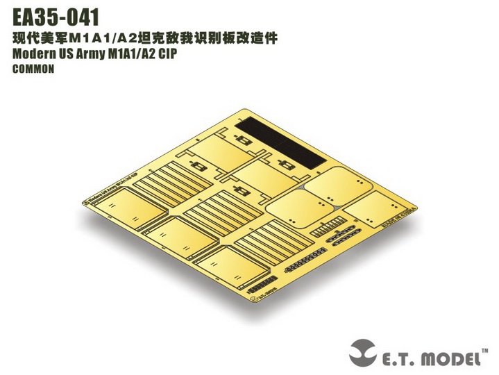 Maquette ET EA35-041 M1A1/A2 moderne de l'armée américaine CIP au 1/35