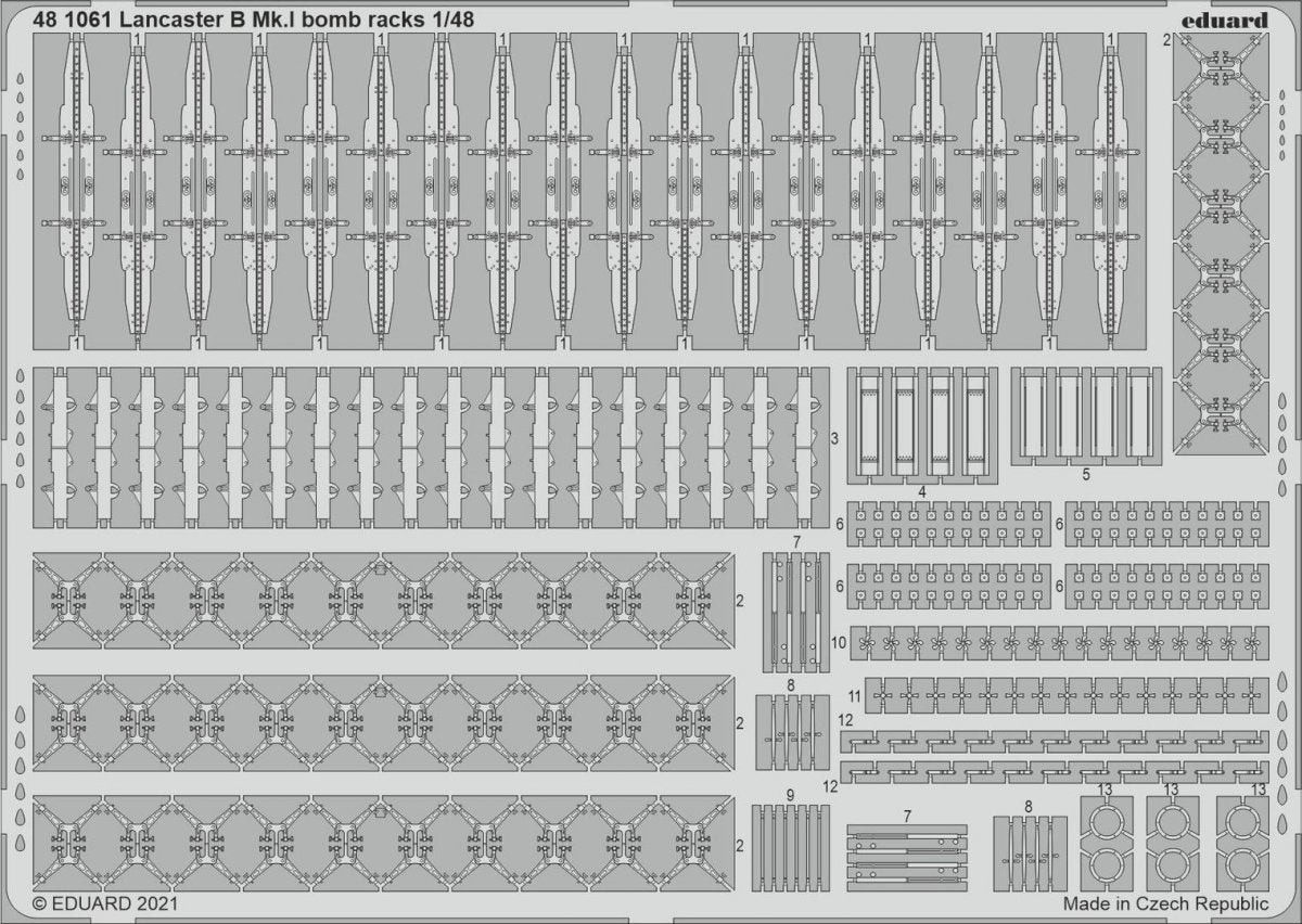 Eduard 481061 Lancaster B Mk.I bomb racks HKM 1/48
