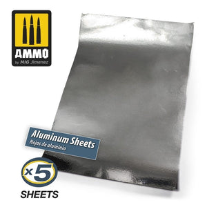 AMMO of Mig Jimenez 8247 ALUMINIUM SHEETS 280x195 mm – imagen 2