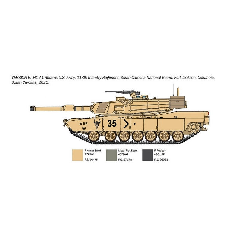 Italeri 35108 M1A1 Abrams - WAR THUNDER 1/35 – immagine 4