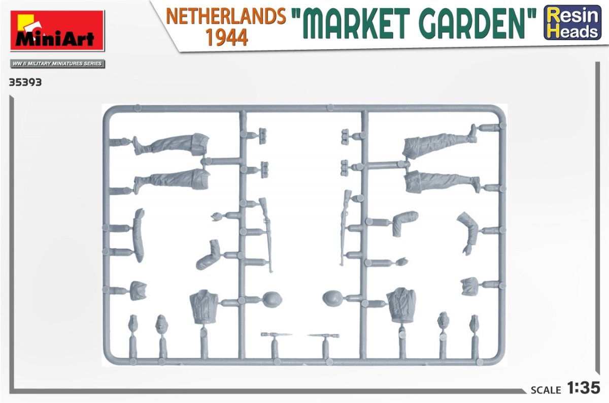 MiniArt 35393 MARKET GARDEN NETHERLANDS 1944. RESIN HEADS 1/35 – imagen 5