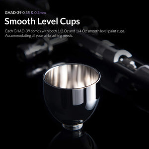 Gaahleri 40133 Advanced Series GHAD-39 Airbrush 0,35 mm &amp; 0,5 mm, 1/4 oz &amp; 1/2 oz