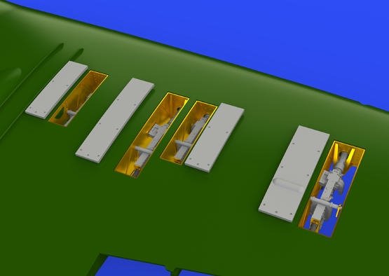 Eduard 648581 Spitfire Mk. I gun bays 1/48 for Eduard – immagine 2