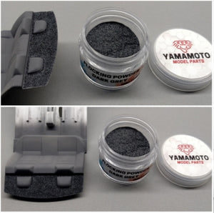 Poudre de flocage gris foncé Yamamoto YMPF003 – image 2