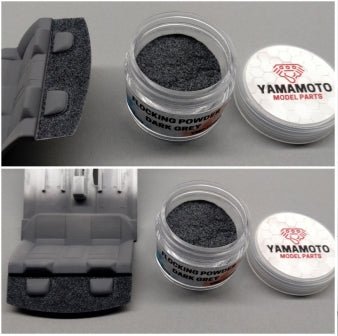 Poudre de flocage gris foncé Yamamoto YMPF003 – image 2