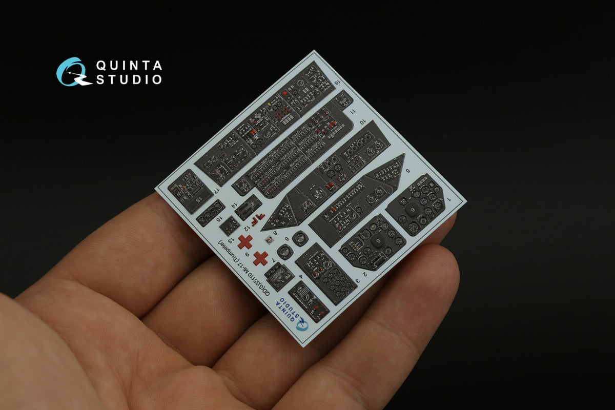 Quinta Studio QD35110 Mi-17 3D-Printed coloured Interior on decal paper (Trumpeter) 1/35 – imagen 7