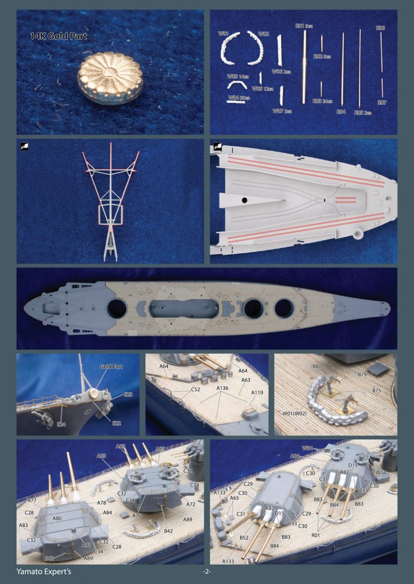 MK1 Design MD-35024 New Yamato Super Detail 1/350 – imagen 9