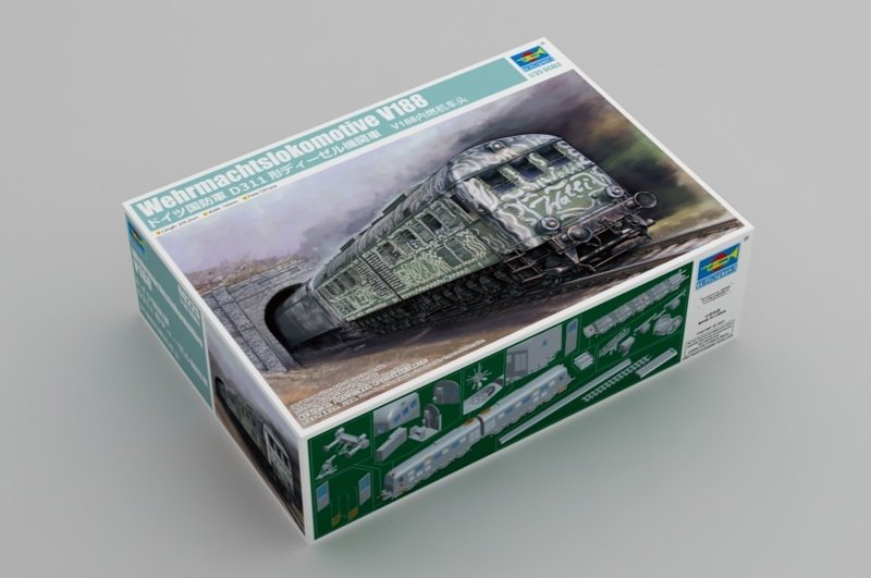 Trumpeter 00225 Wehrmachtslokomotive V188 1/35 – Bild 2