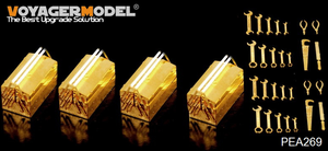 Maquette Voyager PEA269 Boîtes à outils allemandes de la Seconde Guerre mondiale (4 pièces) (GP) 1/35 – image 2