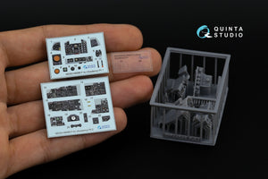 Quinta Studio QDS+48489 F-4J Phantom II 3D-Printed &amp;amp; coloured Interior on decal paper (Academy) (Small version) (with 3D-printed resin parts) 1/48 – immagine 2