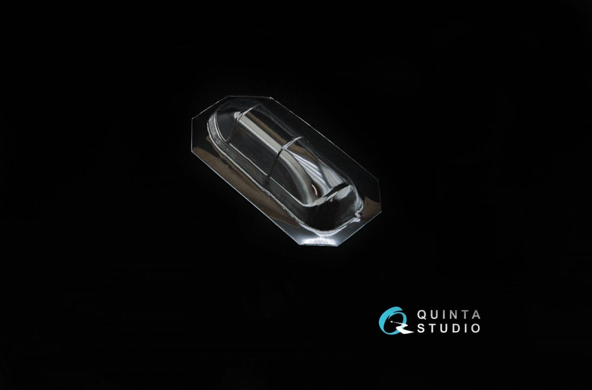 Quinta Studio QC48001-S Yak-3 vacuformed clear canopy 1 pcs (for 4814 Zvezda kit) 1/48 – imagen 3