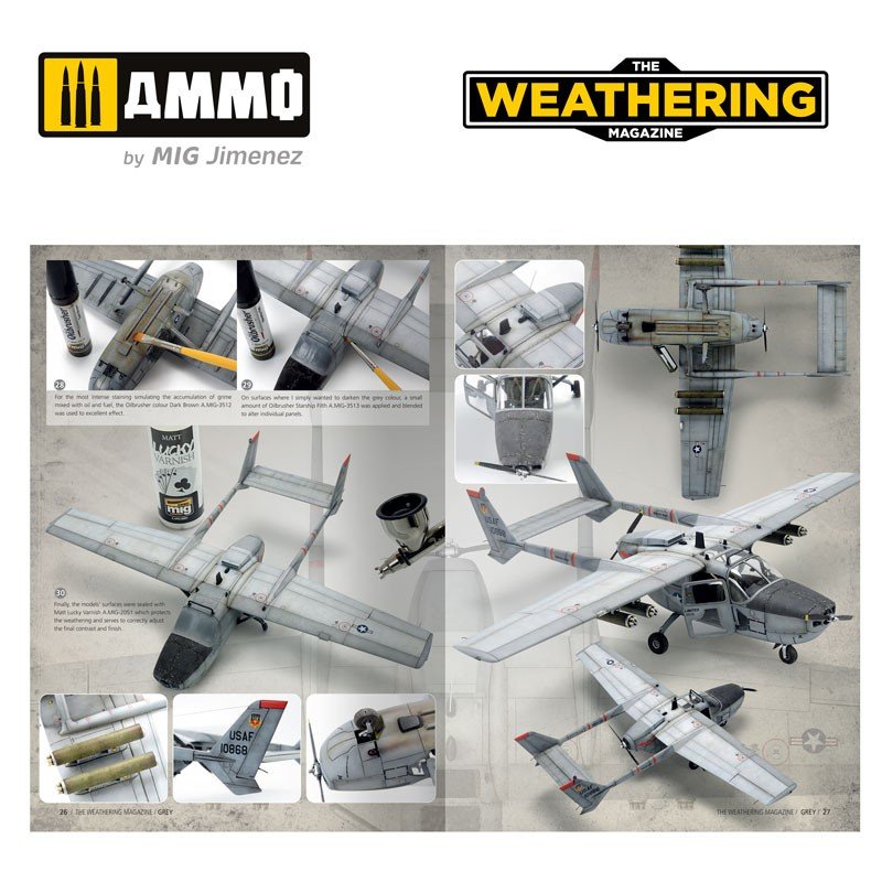 Ammo of Mig 4534 The Weathering Magazine Numéro 35 – Gris (Anglais) – image 2