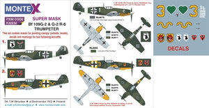 Montex K32232 Bf 109G-2 &amp;amp; G-2/R-6 1/32
