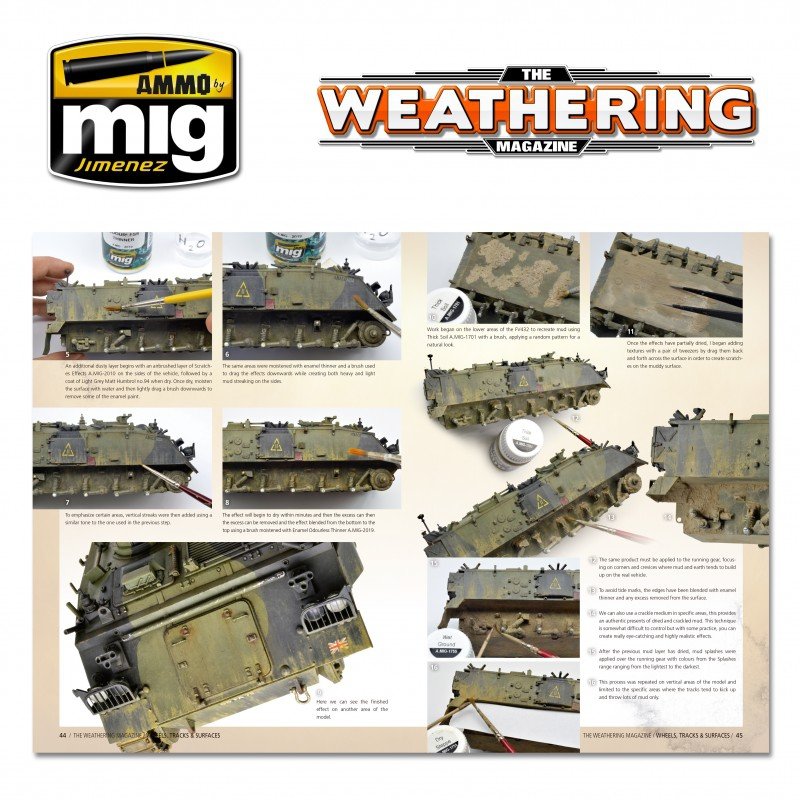 AMMO of Mig Jimenez 4524PL TWM Issue 25 WHEELS, TRACKS &amp;amp; SURFACES Polska wersja językowa – imagen 3