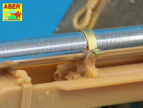 Aber 35L-113 Barrel for British 17pdr Anti-Tank Gun Mk.I with ball-shaped muzzle brake 1/35 – immagine 7
