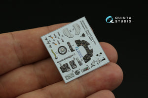 Quinta Studio QDS-48391 Macchi C.205 Veltro 3D-Printed &amp;amp; coloured Interior on decal paper (Hasegawa/Italeri) (Small version) 1/48 – imagen 3