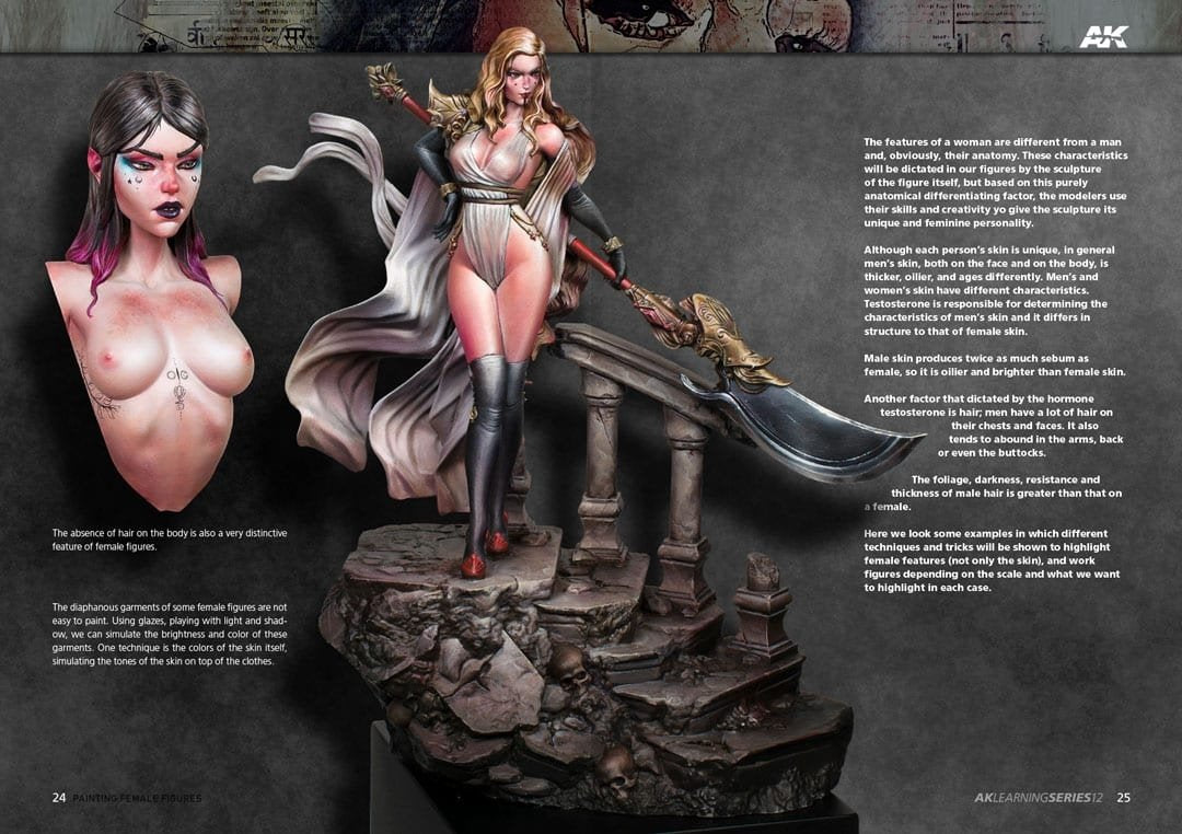 AK Interactive AK520 Apprentissage 12 Peinture de figures féminines Anglais – image 6