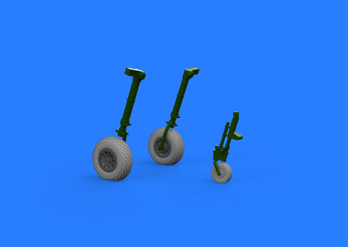 Eduard 632116 P-51D wheels REVELL 1/32 – immagine 2