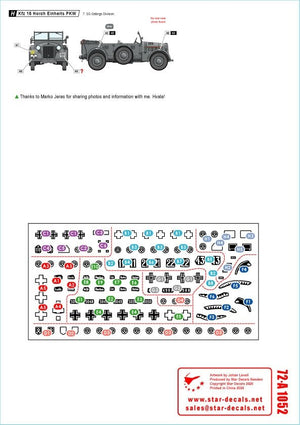 Star Decals 72-A1052 Balkan WW2 # 2. 1/72 – Bild 2