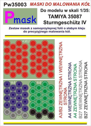 P-Mask PW35003 STURMGESCHUTZ IV TAMIYA 35087 1/35
