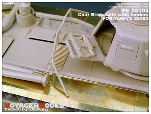 Voyager Model PE35104 WWII French Char BI-bis with wide fenders (B ver include Gun barrel) for TAMIYA 35282 1/35 – image 3
