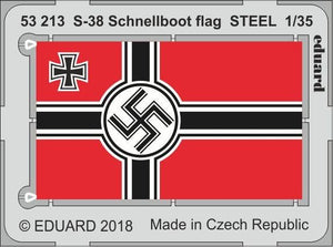 Eduard 53213 S-38 Schnellboot flag STEEL ITALERI 1/35