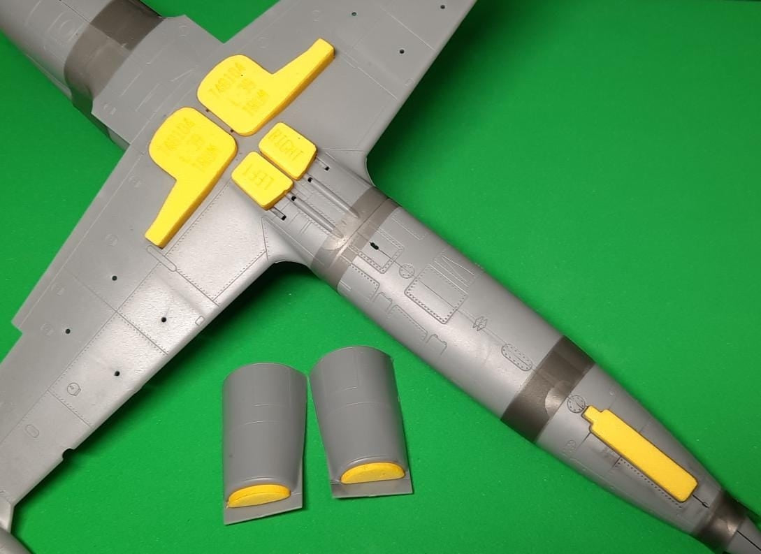 Omask 748104 Bouchons de puits de train d&amp;#39;atterrissage pour L-39 Albatros (pour Trumpeter) 1/48 – image 2