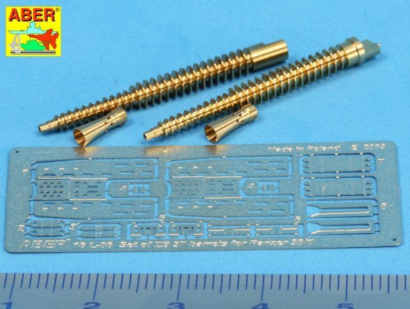 Aber 16L-06 Zestaw dwóch luf ZB 37 do czołgu Pz 38(t) / Set of two barrels ZB 37 for Panzer 38(t) 1/16 – Bild 2