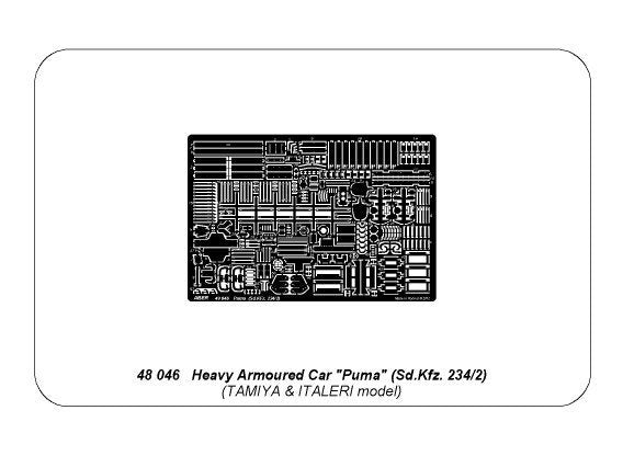 Aber 48046 Puma (Sd.Kfz. 234/2) Tamiya/Italeri 1/48 – imagen 5