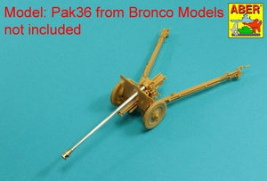 Aber 35L-166 Barrel for German 76,2mm Pak 36(r) Anti-tank Gun Fit to BRONCO model 35056 1/35 – imagen 9
