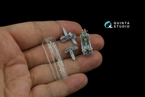 Quinta Studio QD72173 Blackburn Buccanneer S.2B Late 3D-Printed &amp;amp; coloured Interior on decal paper (Airfix) 1/72 – immagine 11