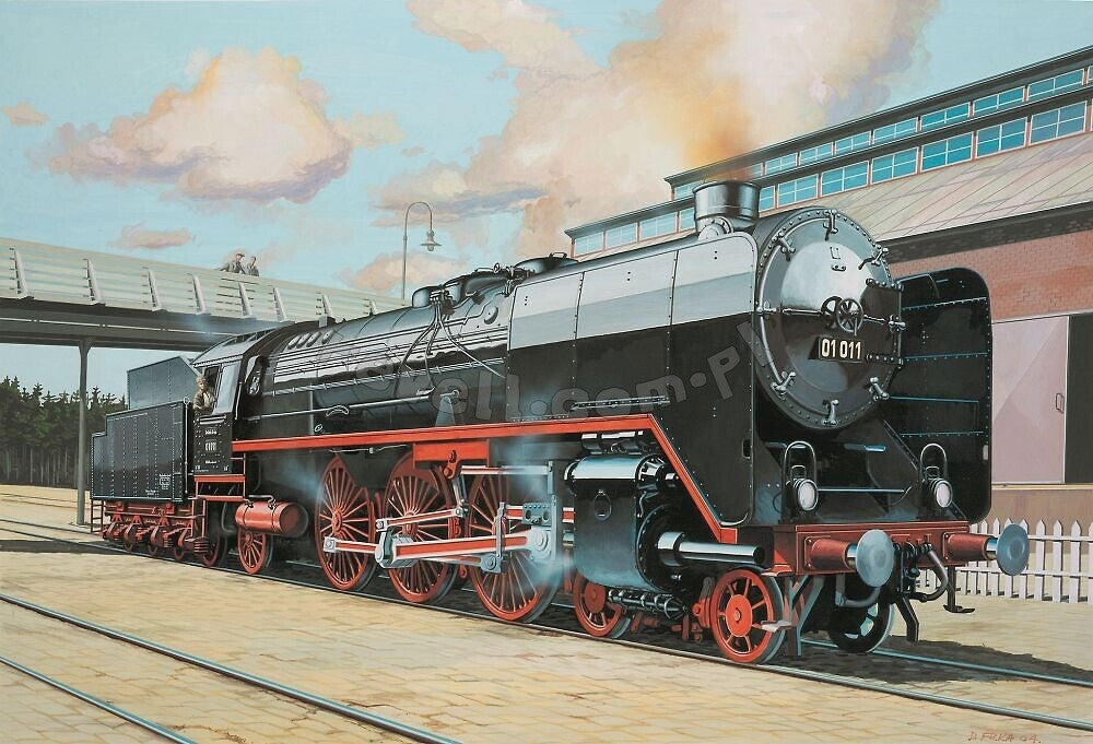 Revell 62172 Schnellzuglok BR01 mit Tender 2&amp;#39;2&amp;#39; T32 Model Set ( H0 ) 1/87 – imagen 3