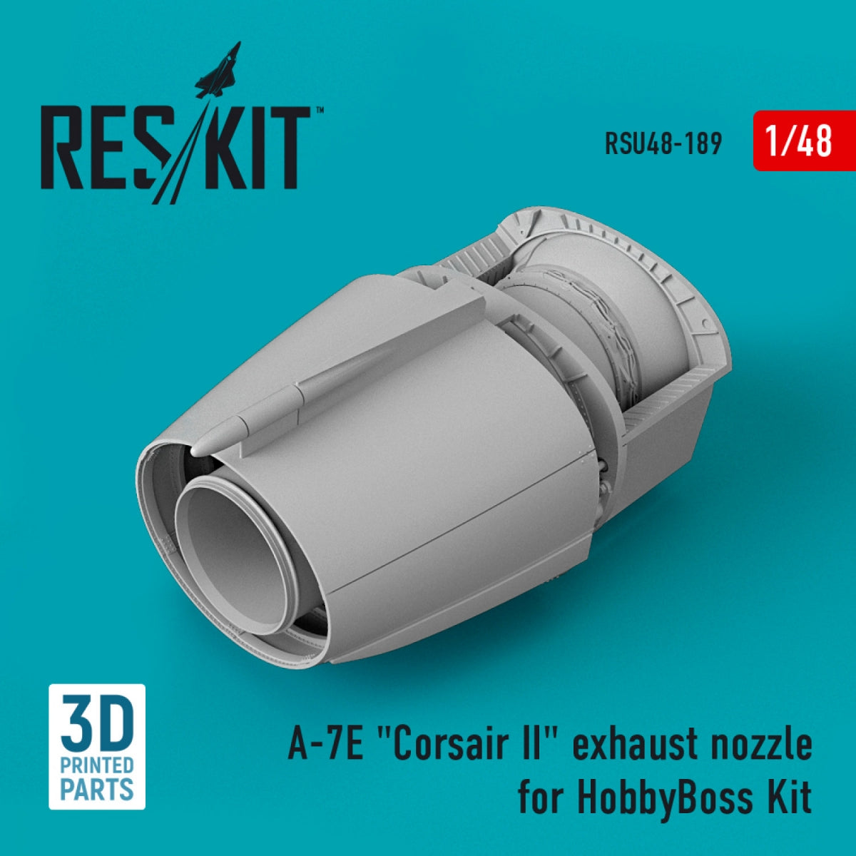RESKIT RSU48-0189 A-7E "CORSAIR II" EXHAUST NOZZLE FOR HOBBYBOSS KIT (3D PRINTED) 1/48