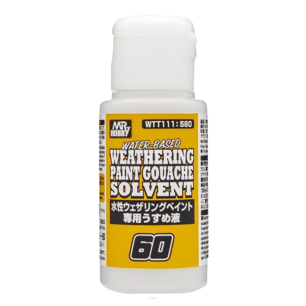 Gunze Sangyo WTT-111 Weathering Paint Gouache Solvent 60ml