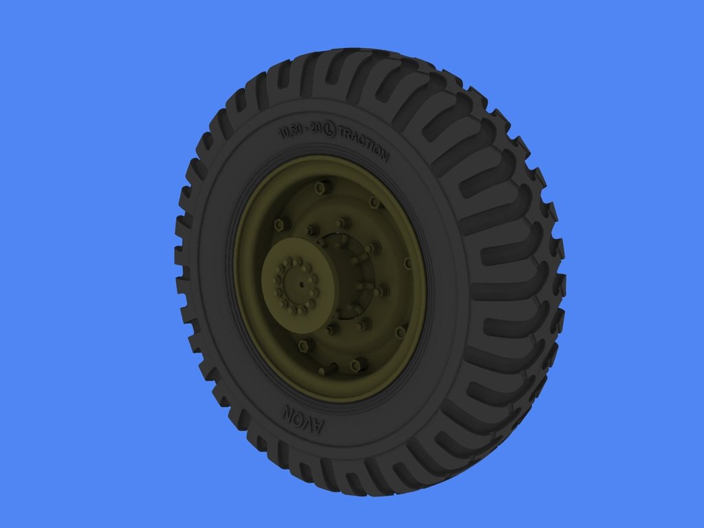 Panzer Art RE35-262 Bedford QLC road wheels (AVON) 1/35 – imagen 2
