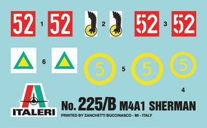 Italeri 0225 M4-A1 Sherman 1/35 – imagen 9