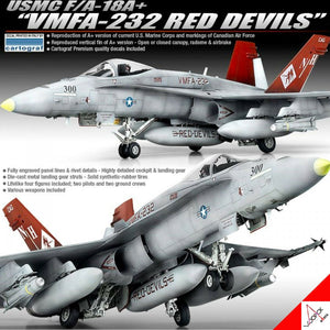 Academy 12107 USMC F/A-18A+ VMFA-232 RED DEVILS 1/32 – Bild 2