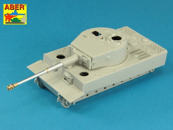 Aber 35L-238 KwK36/L56 88mm barrel for German lateTiger I 1/35 – imagen 8