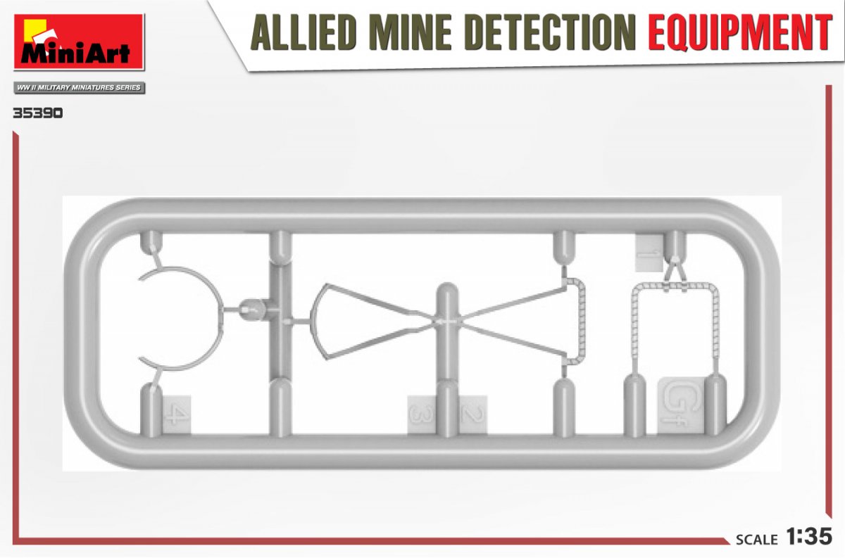 MiniArt 35390 ALLIED MINE DETECTION EQUIPMENT 1/35 – immagine 5