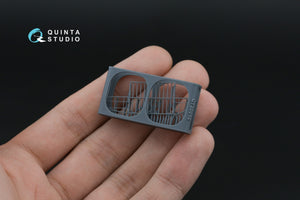 Quinta Studio QT35010 Dodge WC-54 front grille (Zvezda) 1/35 – imagen 2