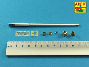 Aber 35L-215 Barrel for German 8,8cm Kw.K 43 (L/71) gun used on Tiger B Porsche turret-late for TAKOM model 1/35 – imagen 4