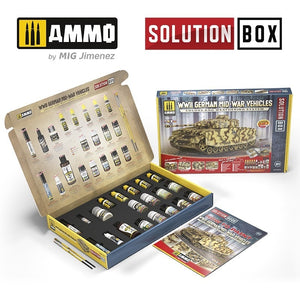 AMMO par Mig Jimenez 7727 SOLUTION BOX 21 – Véhicules allemands de la Seconde Guerre mondiale – image 2