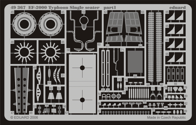 Eduard 49367 EF-2000 Typhoon Single Seater 1/48 Revell – Bild 2