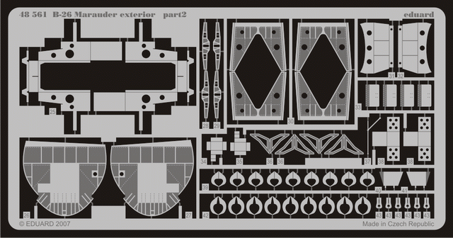 Eduard 48561 B-26 exterior 1/48 (MONOGRAM, REVELL) – immagine 3